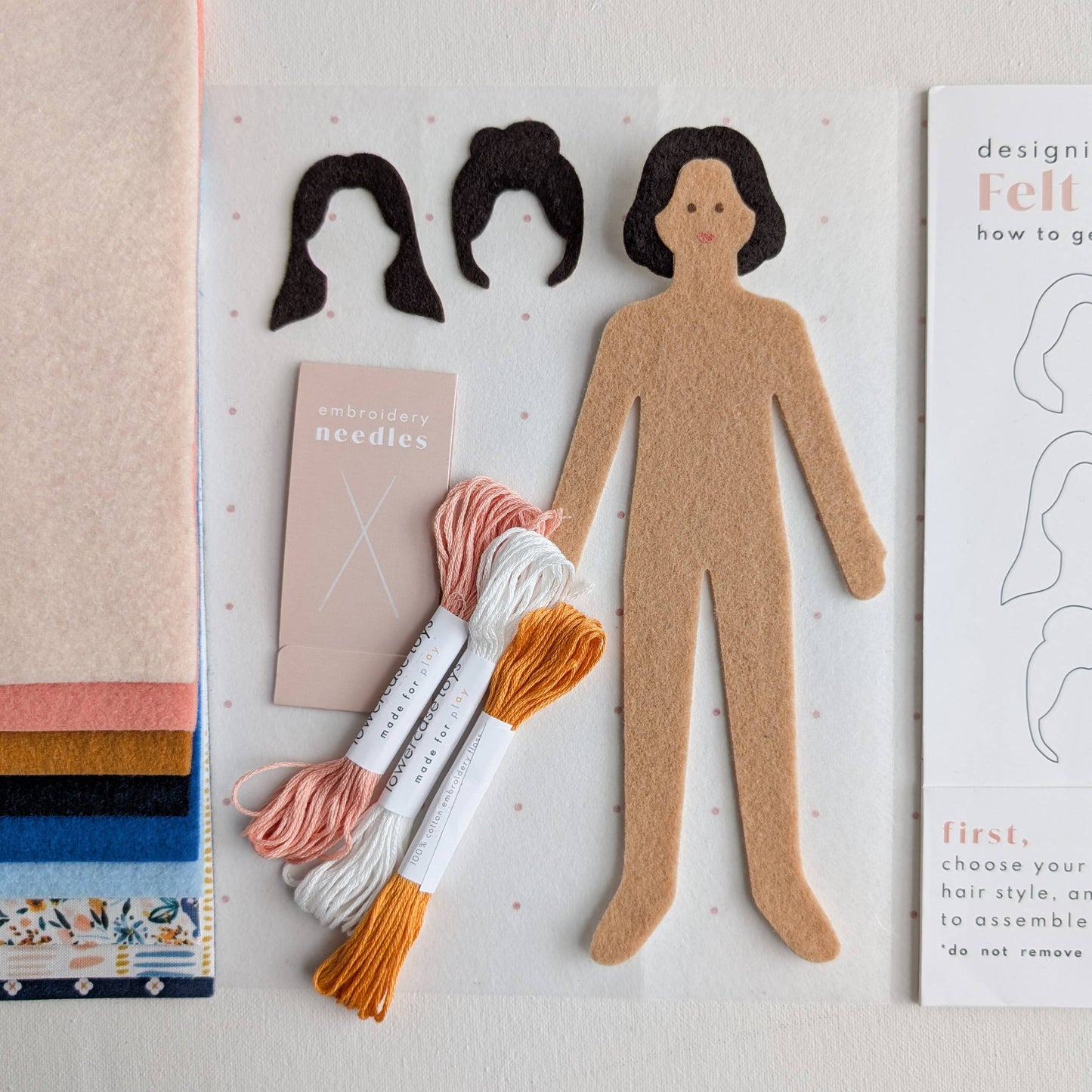 Felt Doll Craft Kit - Dune Design