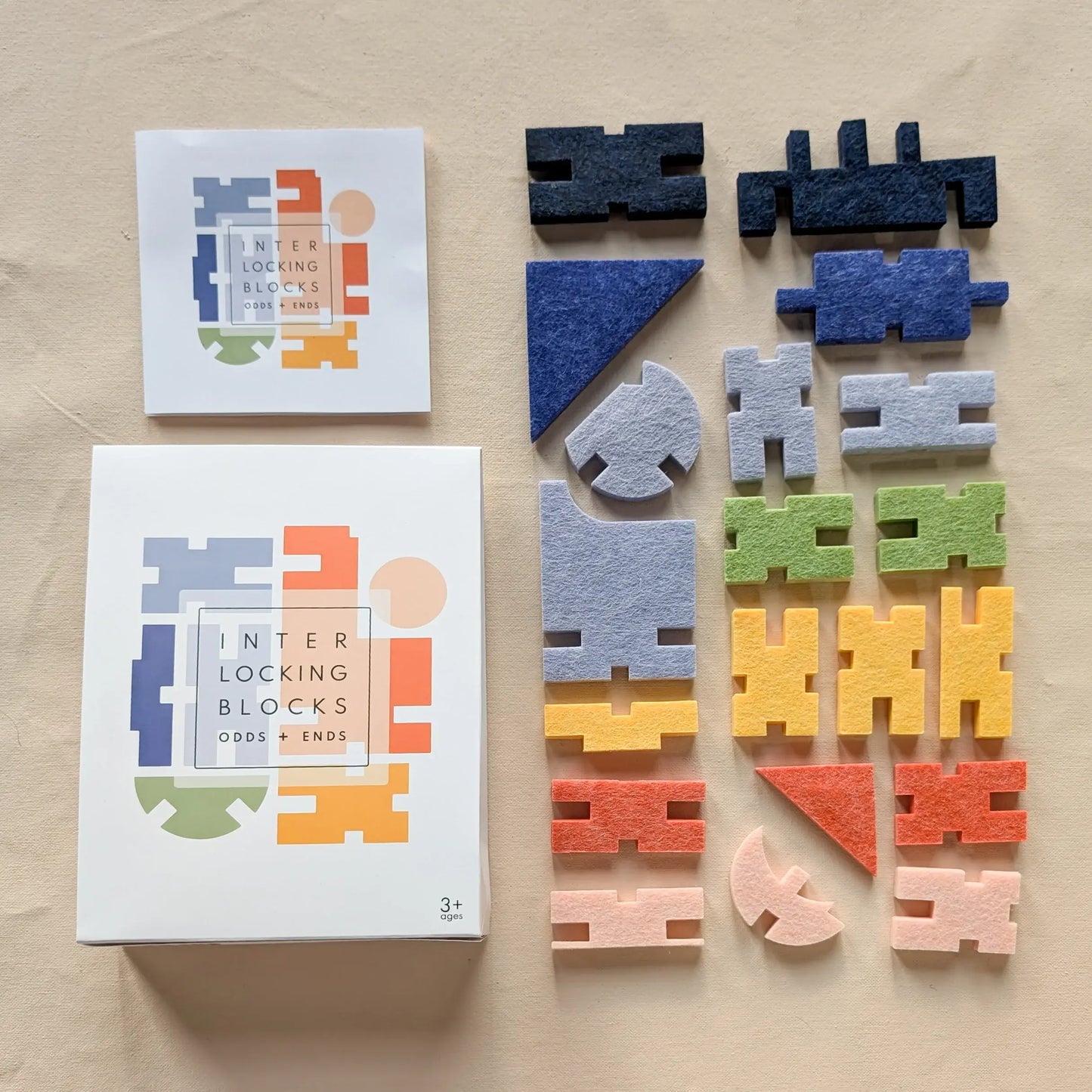 Felt Interlocking Blocks - Odds + Ends Set