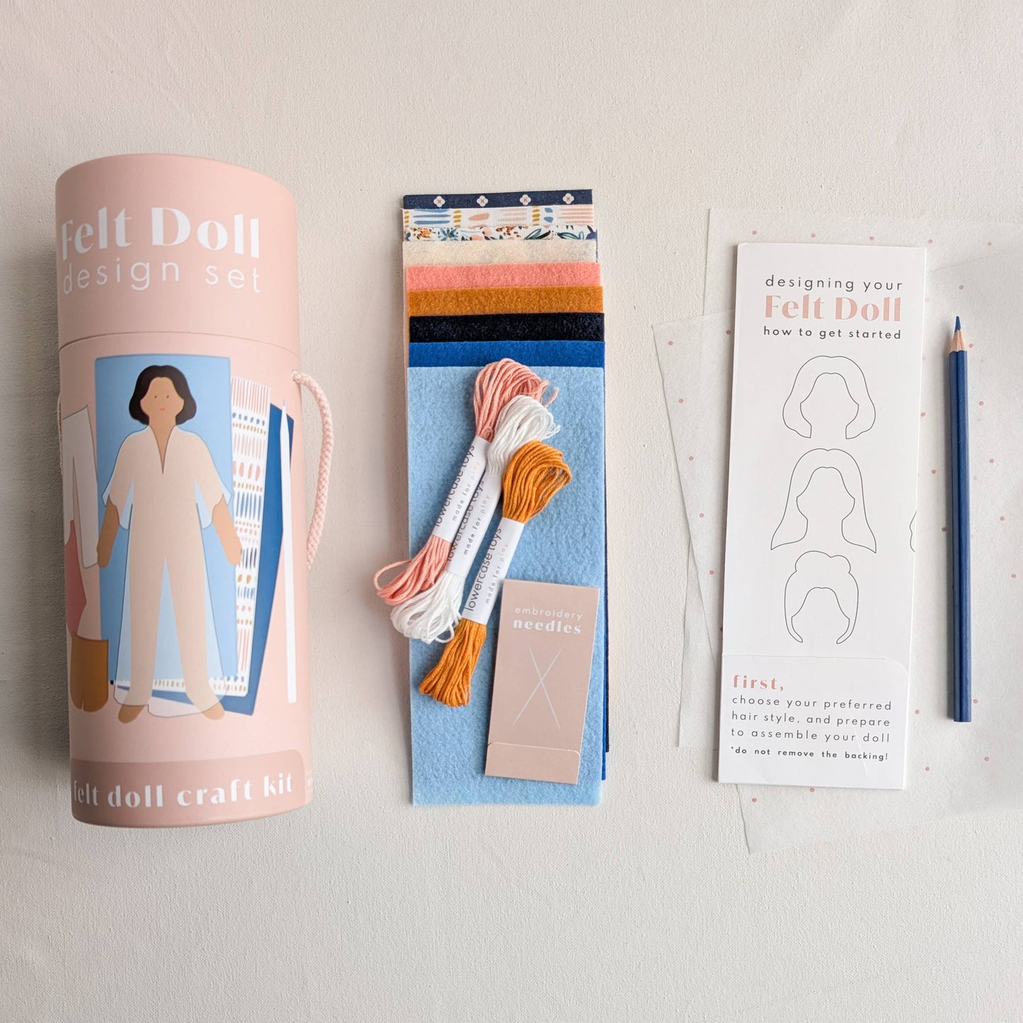 Felt Doll Craft Kit - Dune Design