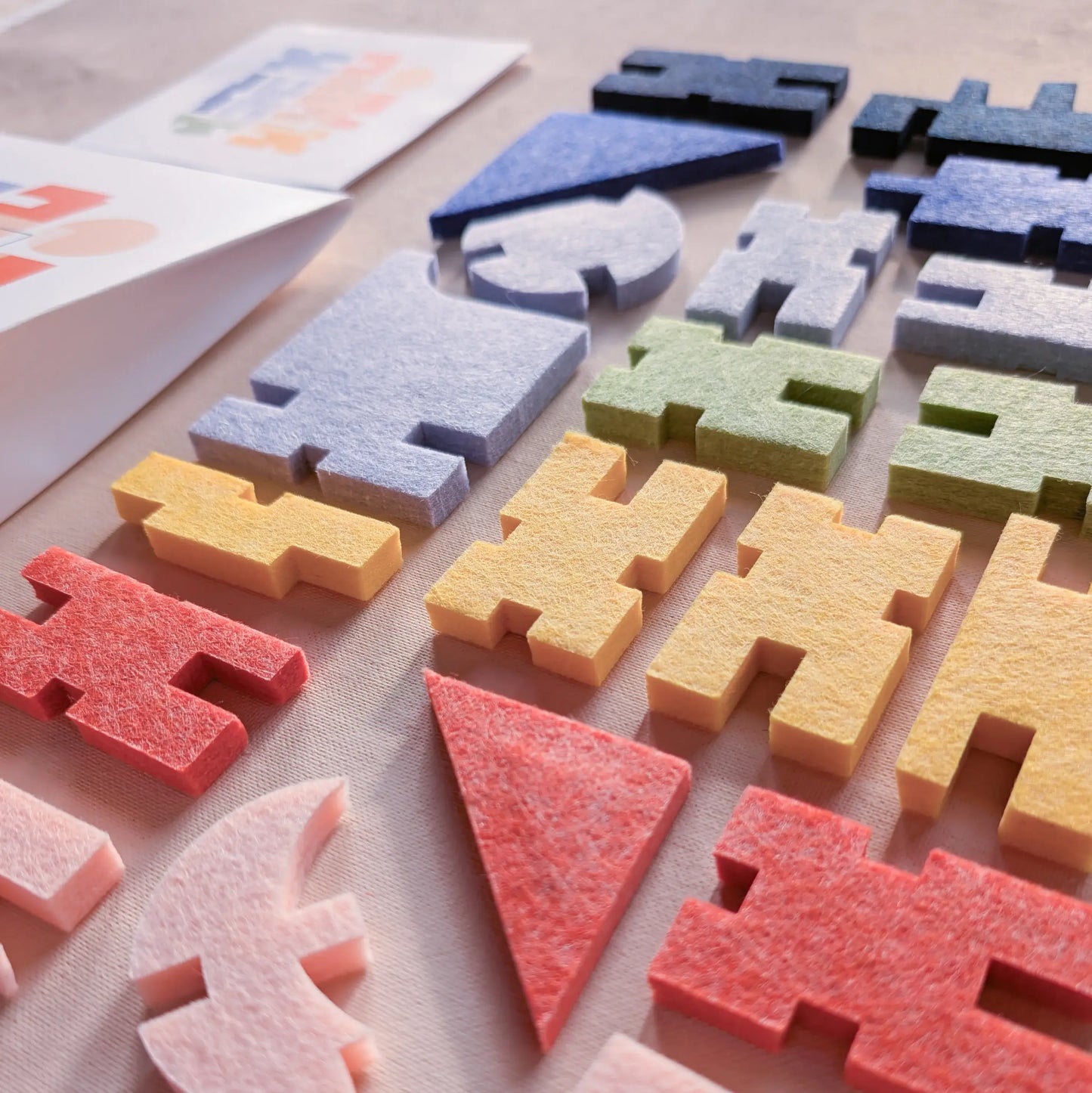 Felt Interlocking Blocks - Odds + Ends Set