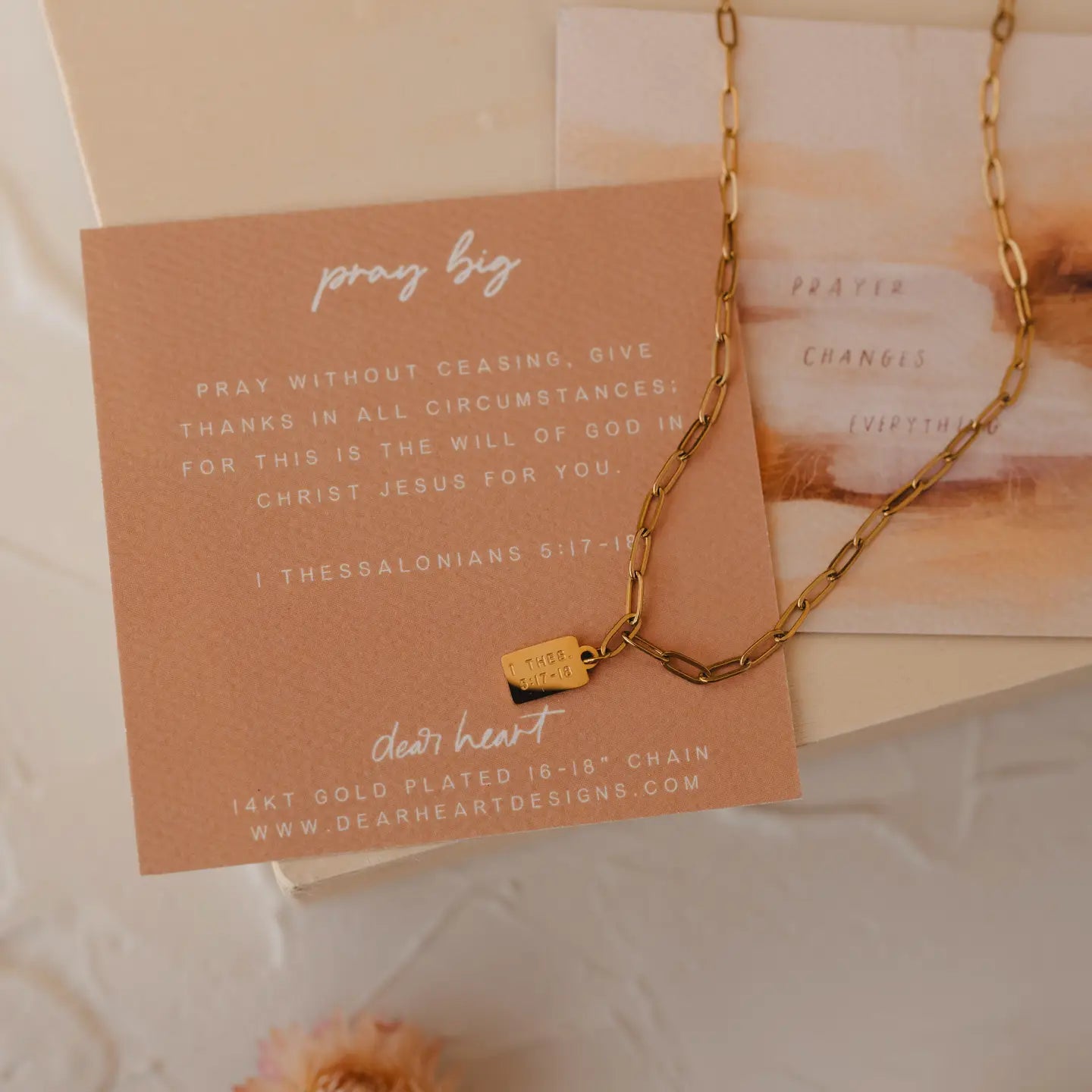 Pray Big - Mini Tag Necklace