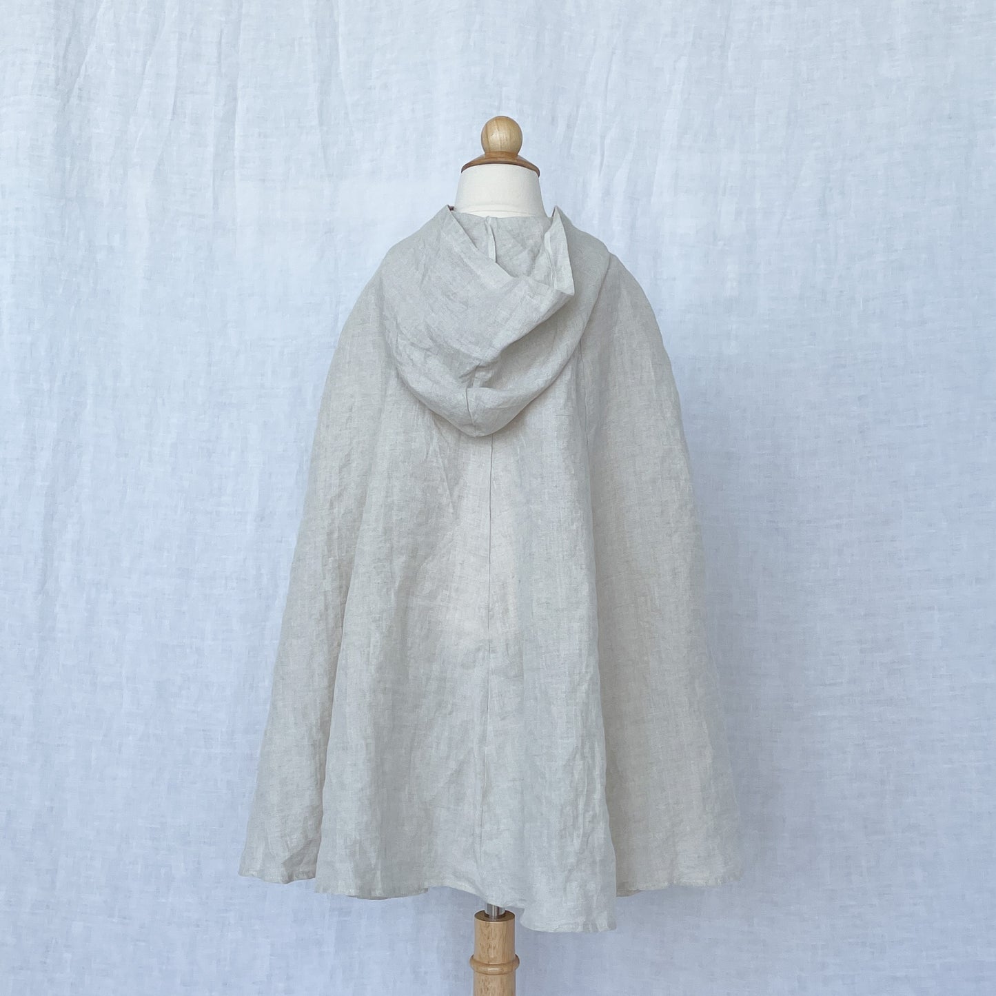 Hooded Cape, Flax