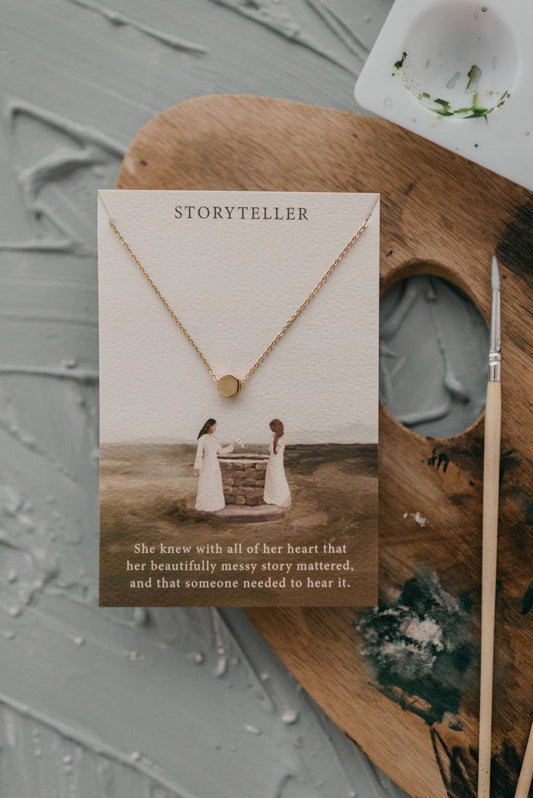 Story Teller - Minimalist Necklace