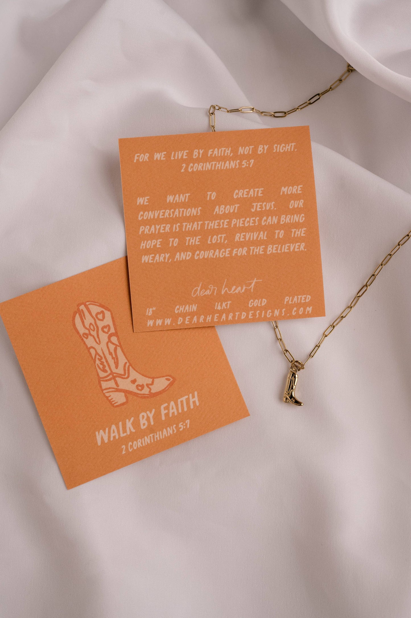 Walk By Faith - Simple Charm Necklace