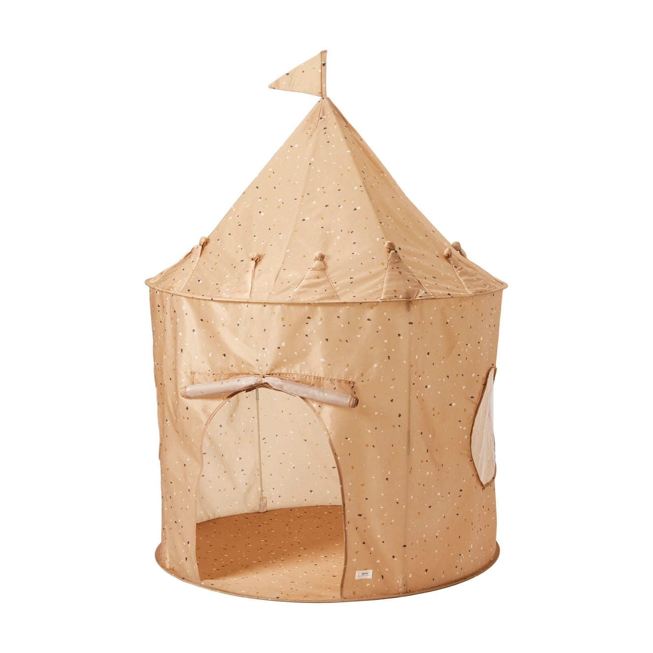 Recycled Fabric Play Tent Castle - Terrazo