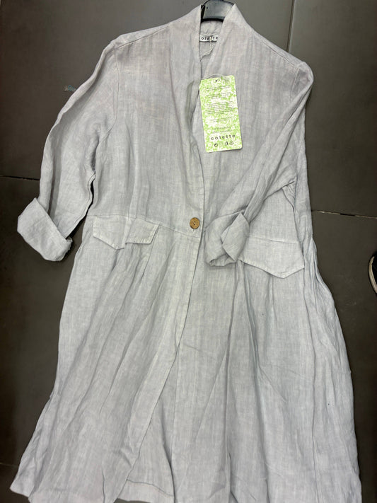 Linen Long Jacket