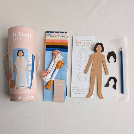 Felt Doll Craft Kit - Dune Design