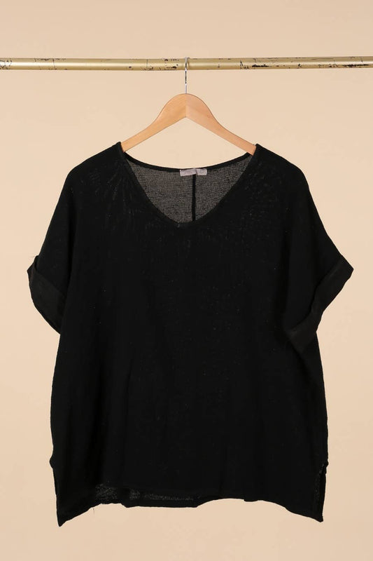 Cotton + Linen Blend Top