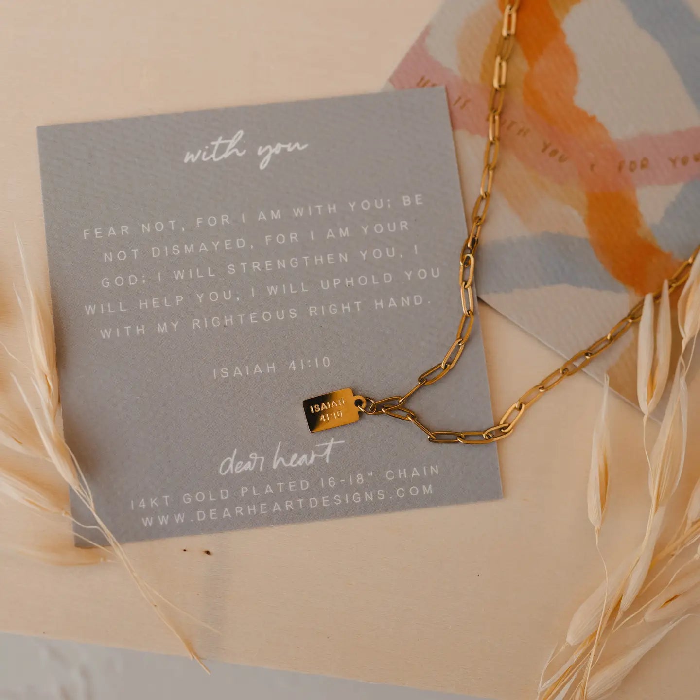 Meaningful + Minimalist: Mini Tag Necklace - Rest in Him