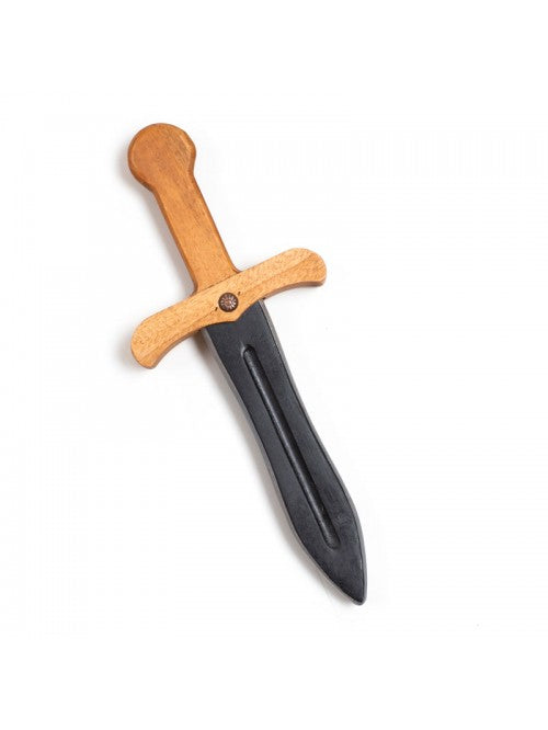 Wooden Dagger with Jute Pouch