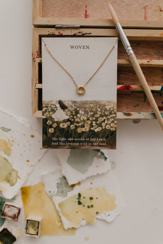 Woven - Minimalist Necklace