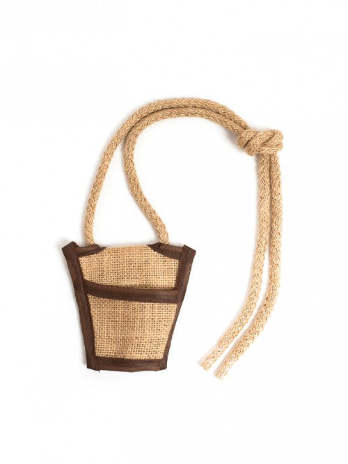 Jute Slingshot Pouch